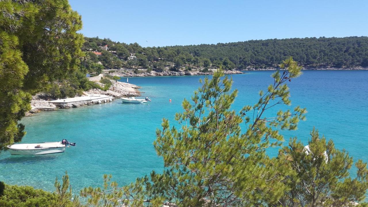 Villa Sun Garden - 4 Star Villa With Heated Swimming Pool, Quiet Bay, Bbq, 50M From The Sea Milna  Bagian luar foto